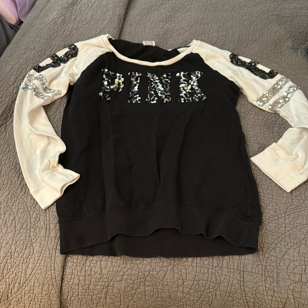 Sequin pink shirt